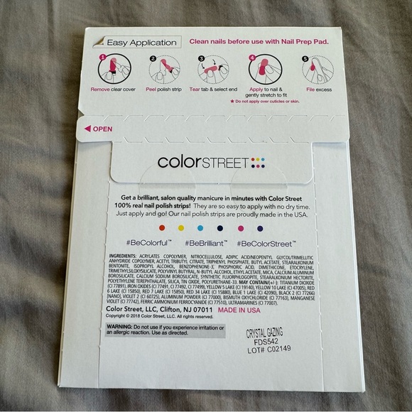 *Exclusive* Color Street: Crystal Gazing | Purple Blue Pastel Duochrome Shimmer - Picture 4 of 8